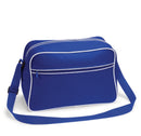 Retro Schultertasche blau